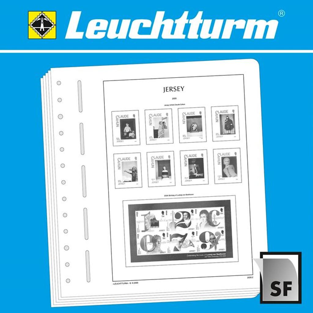 Leuchtturm feuilles complémentaires SF Jersey 2020