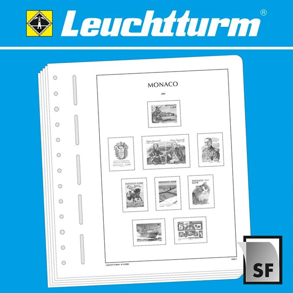 Leuchtturm feuilles complémentaires SF Monaco 2022
