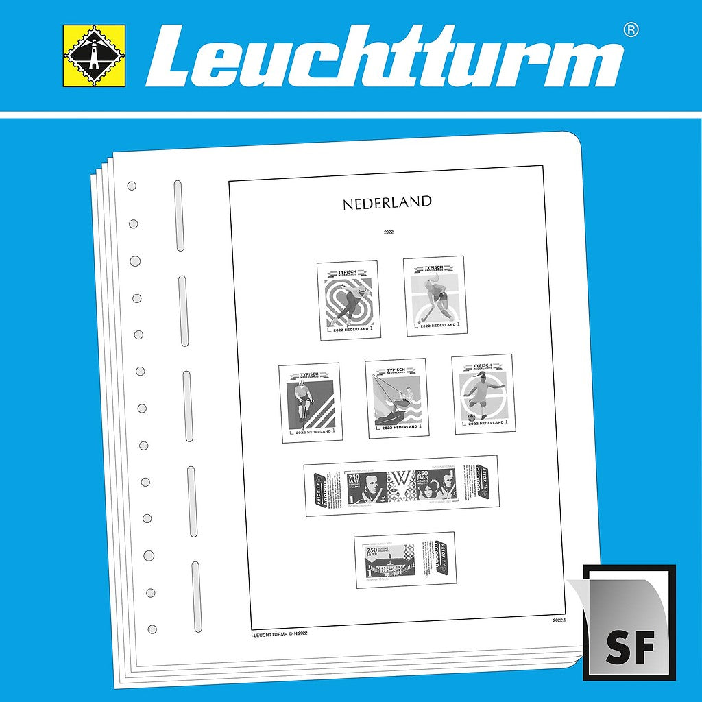 Leuchtturm feuilles complémentaires SF Pays-Bas 2021