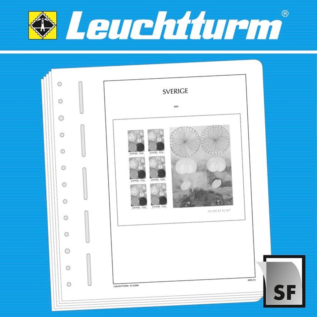 Leuchtturm feuilles complémentaires SF Suéde minifeuille 2022