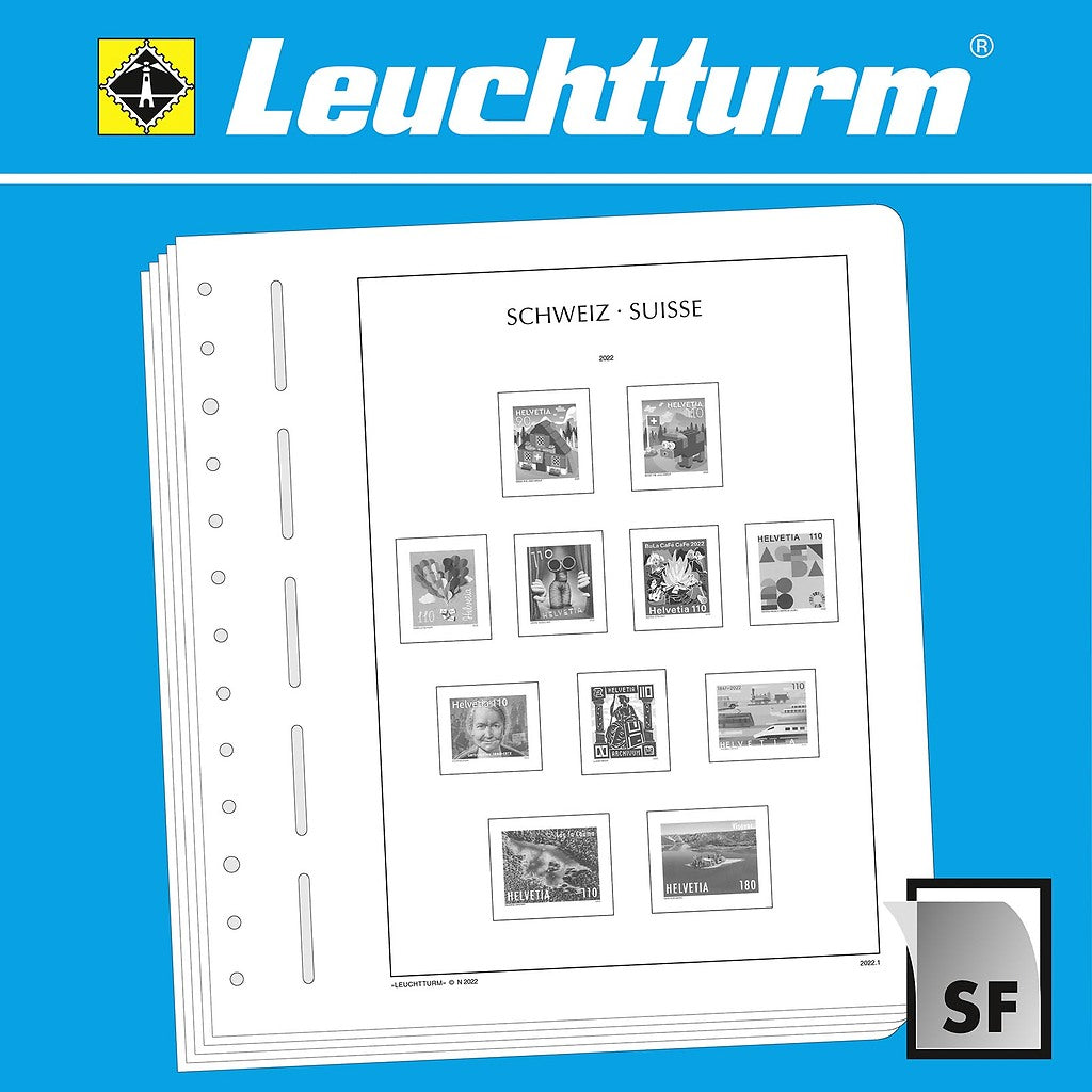 Leuchtturm feuilles complémentaires SF Suisse 2019