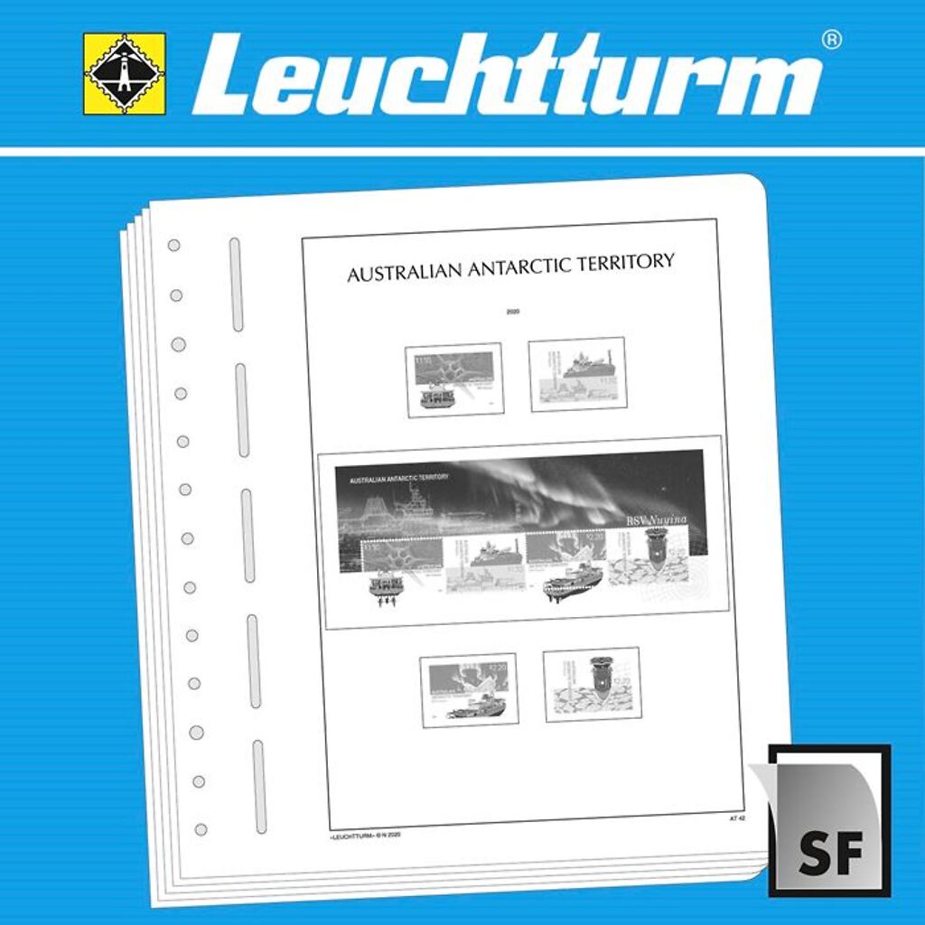 Leuchtturm feuilles complémentaires SF Territoire antarctique australien 2019
