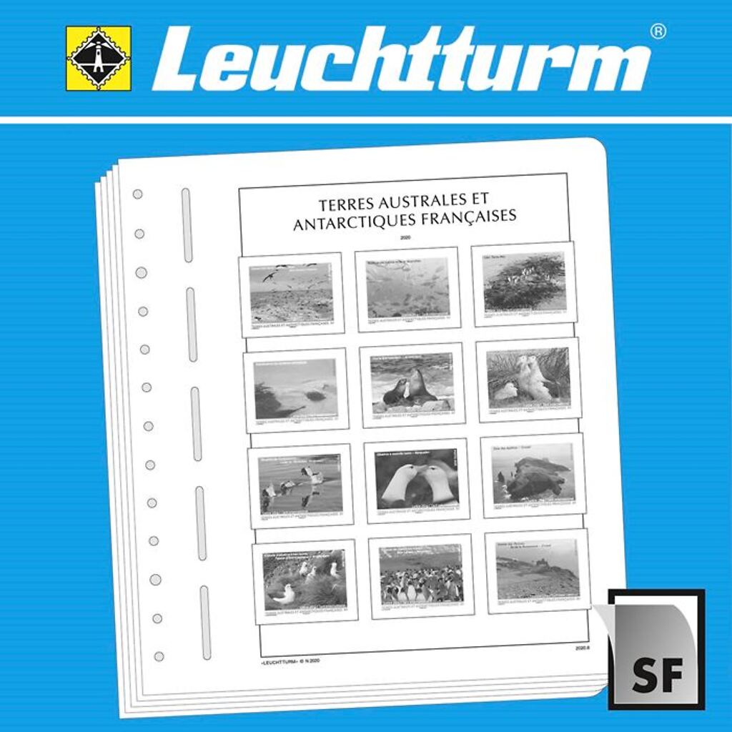 Leuchtturm feuilles complémentaires SF Territoire antarctique français 2023