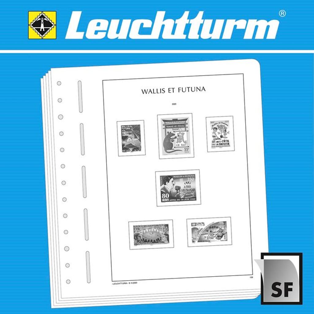 Leuchtturm feuilles complémentaires SF Wallis & Futuna 2023