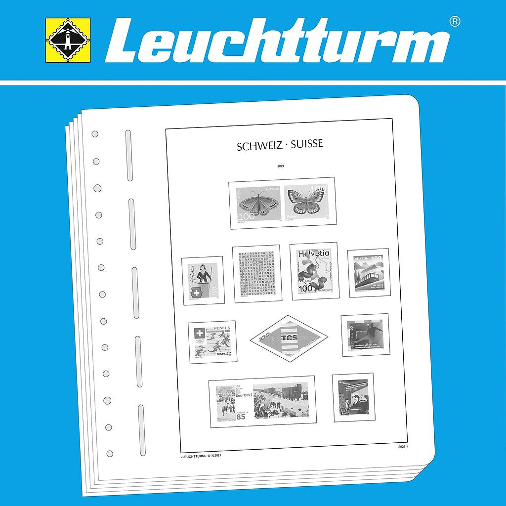 Leuchtturm feuilles complémentaires Suisse 2021