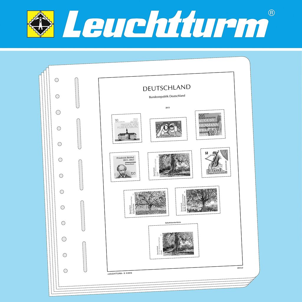 Leuchtturm feuilles Memo Berlin 1948-1959