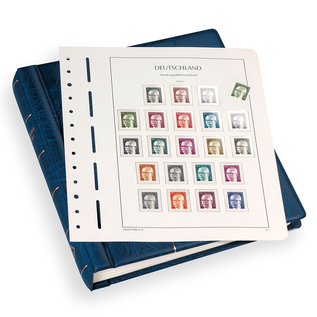 Leuchtturm Reliure à barre rotative Perfect DP, bleu