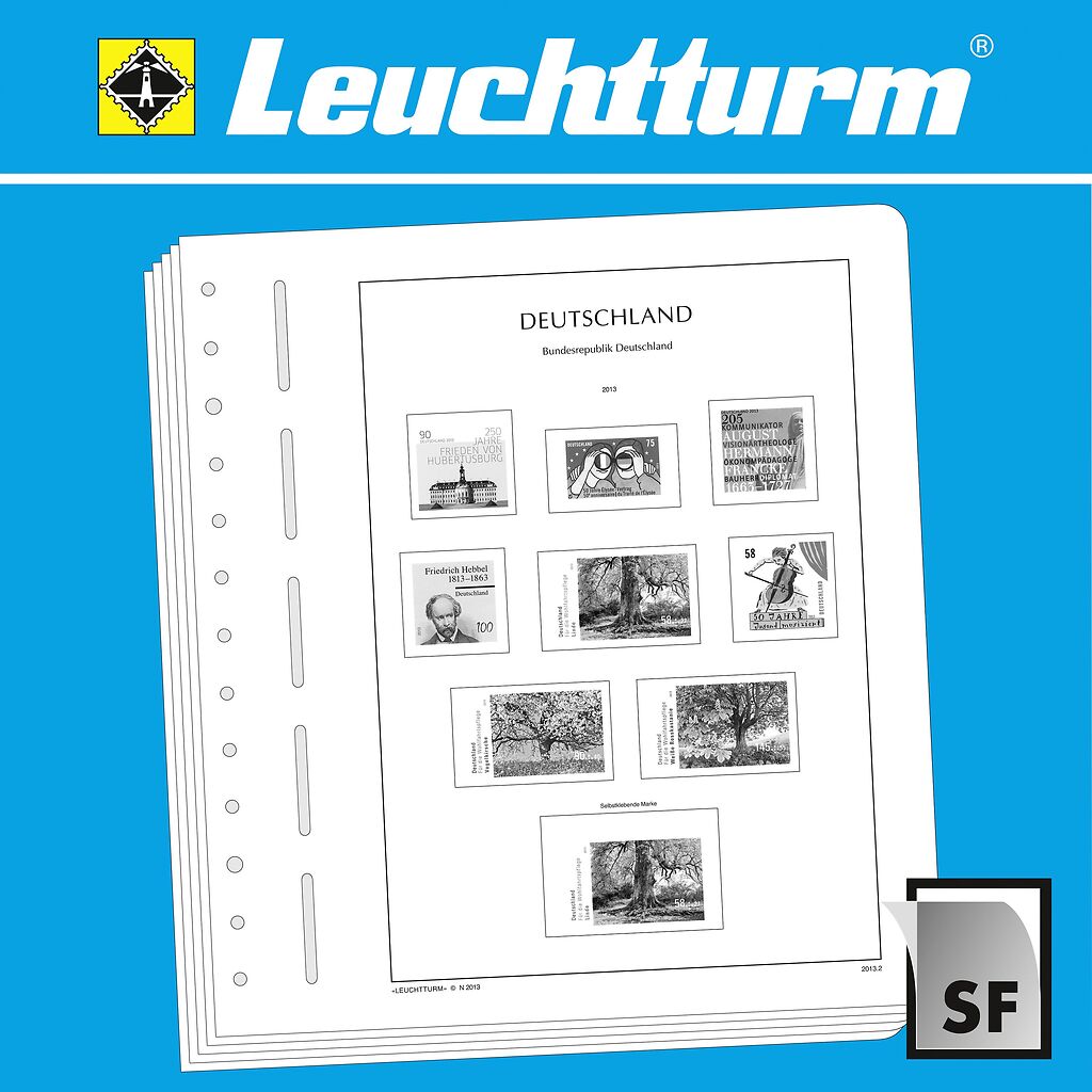 Leuchtturm SF-feuilles préimprimées Belgique 1849-1944