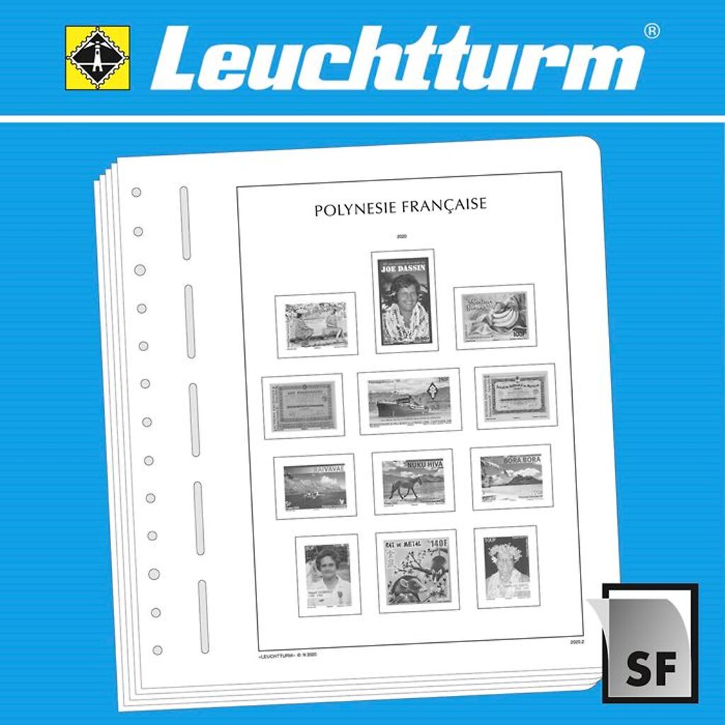 Leuchtturm SF-feuilles préimprimées Polynésie française 2020-2024