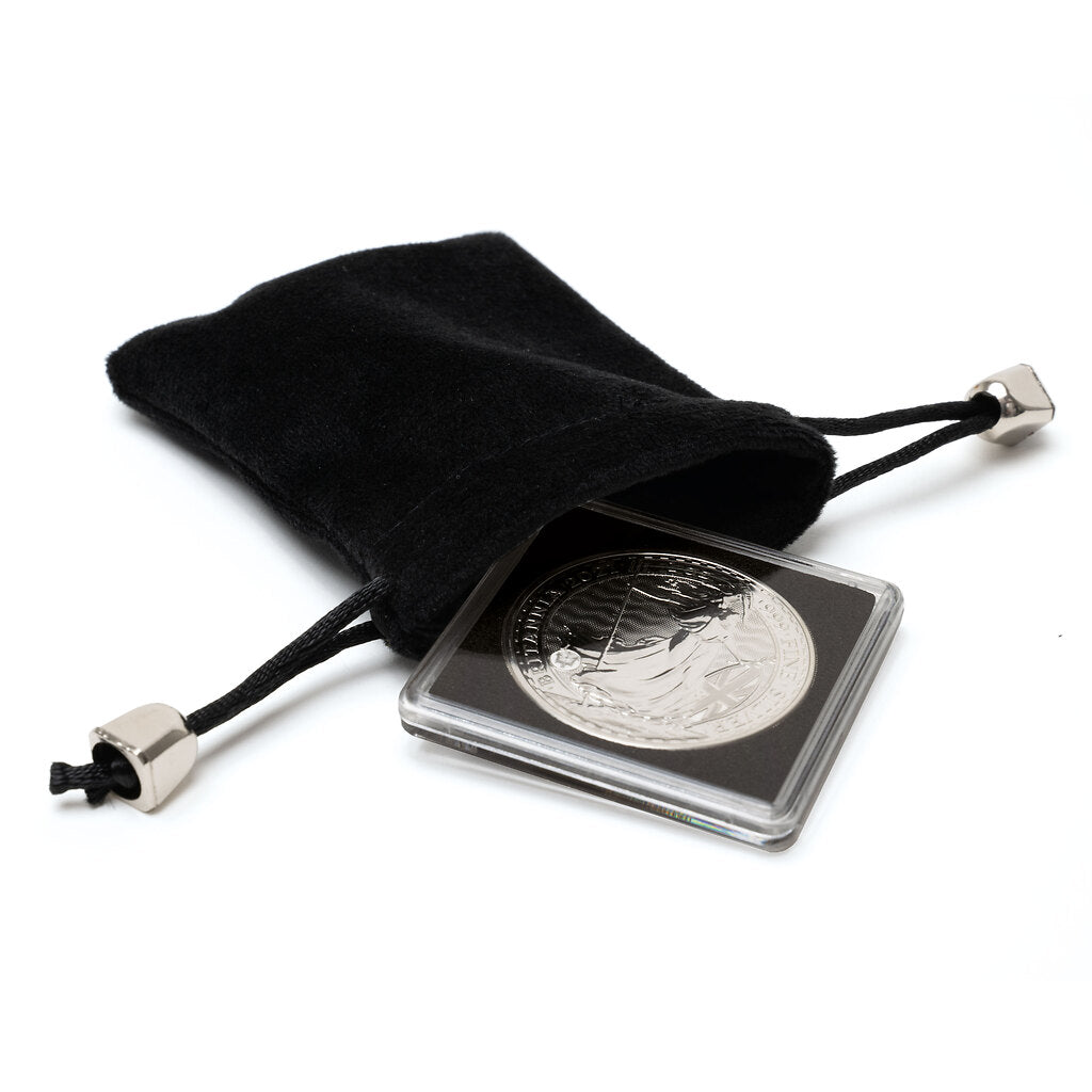 Sachet pour pièces de monnaie S, en velours
