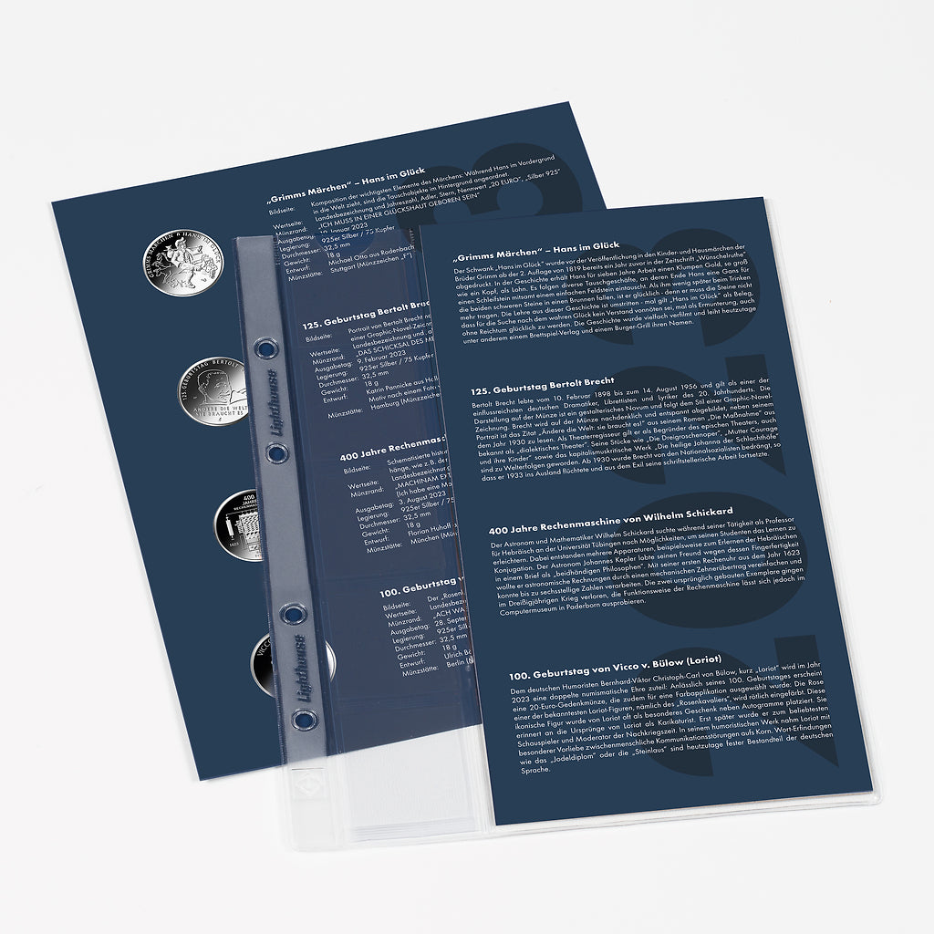supplément 2023 pour pièces commémoratives de 20 Euros Album