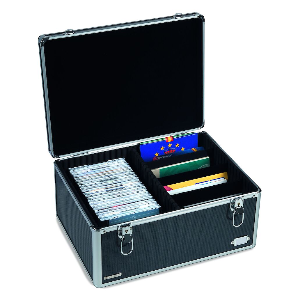 valisette Numismatique Cargo MULTI XL, noire / argentée
