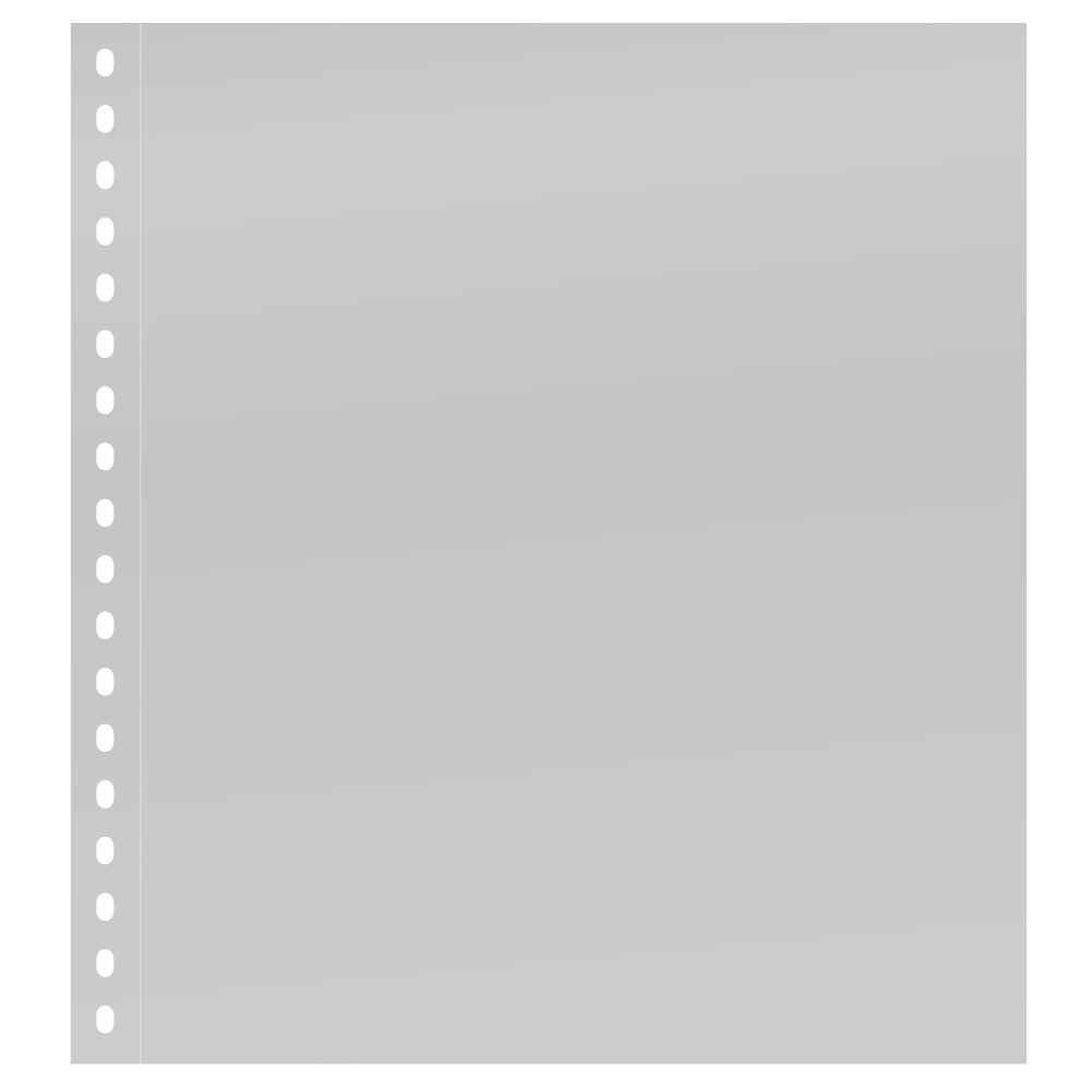 OMNIA-Feuille de classement à 1 poche (245 x 293 mm) par page, paquet de 10 – Blanche