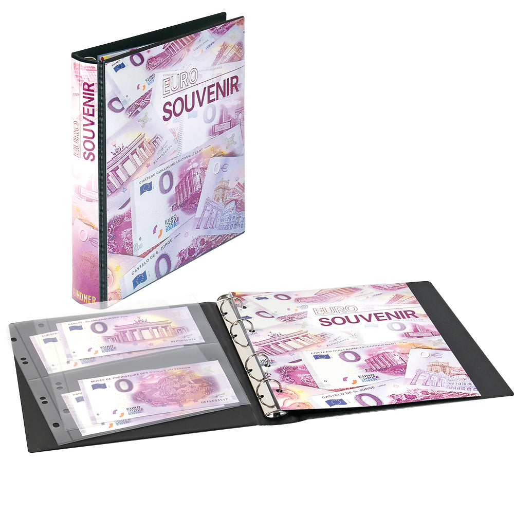karat Album de collection pour billets Souvenirs 0-Euro avec 10 feuilles transparentes à 2 poches