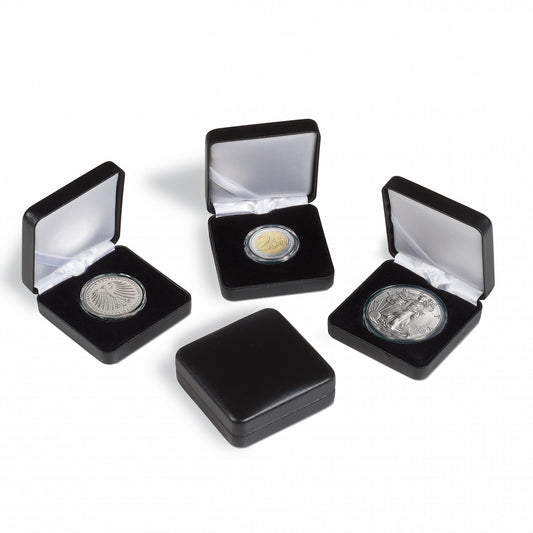 Ecrin Numismatique Nobile pour pièces jusqu'à Ø 28 mm, noir