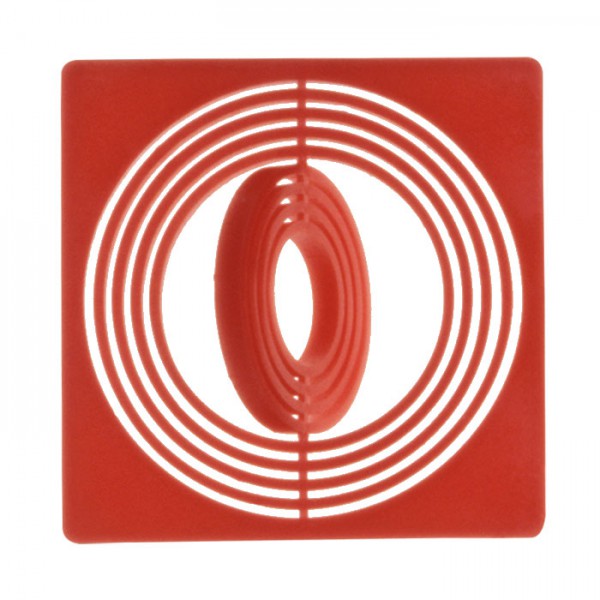 Inletts-box monnaies, rouge vif, paquet de 10 – 51 x 51 mm