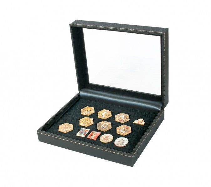 Coffret de collection NERA VARIUS PLUS avec plateau en mousse synthétique noire, pour Pins, décorations, médailles - avec fenêtre