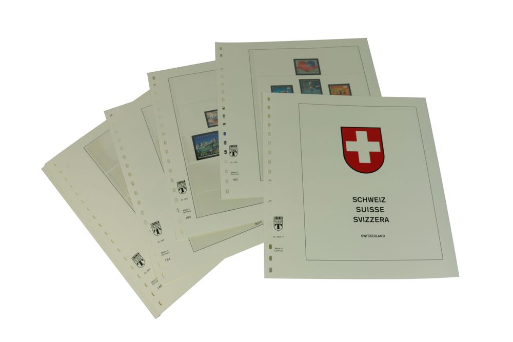 Suisse - Feuilles pré-imprimées Année 2023-2024