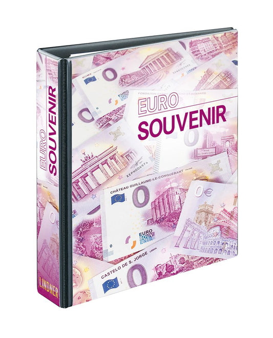 PUBLICA M - Album de collection pour billets Souvenirs 0-Euro avec 10 feuilles utilisables recto-verso