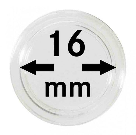 Capsules monnaies Ø intérieur 16 mm