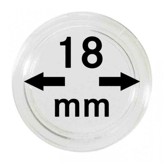 Capsules monnaies Ø intérieur 18 mm