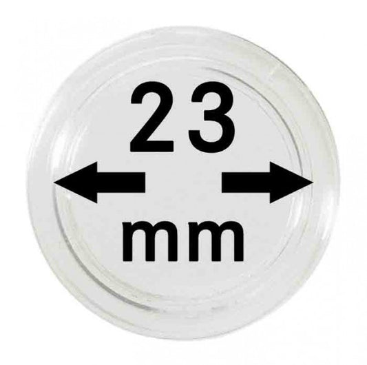 Capsules monnaies Ø intérieur 23 mm