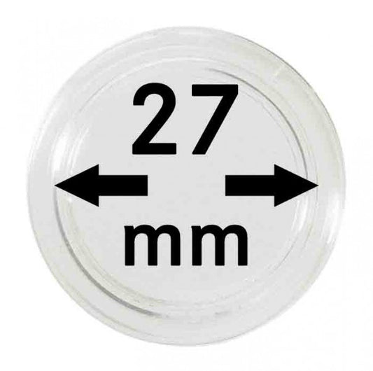 Capsules monnaies Ø intérieur 27 mm