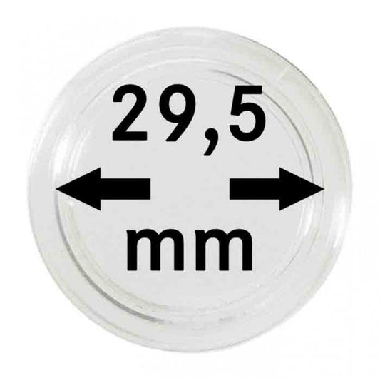 Capsules monnaies Ø intérieur 29,5 mm