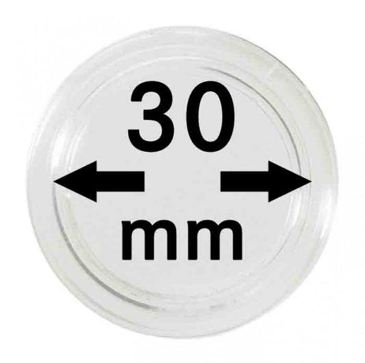 Capsules monnaies Ø intérieur 30 mm