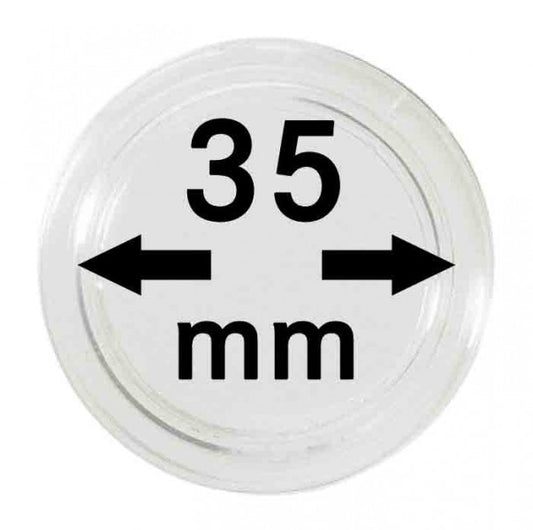 Capsules monnaies Ø intérieur 35 mm