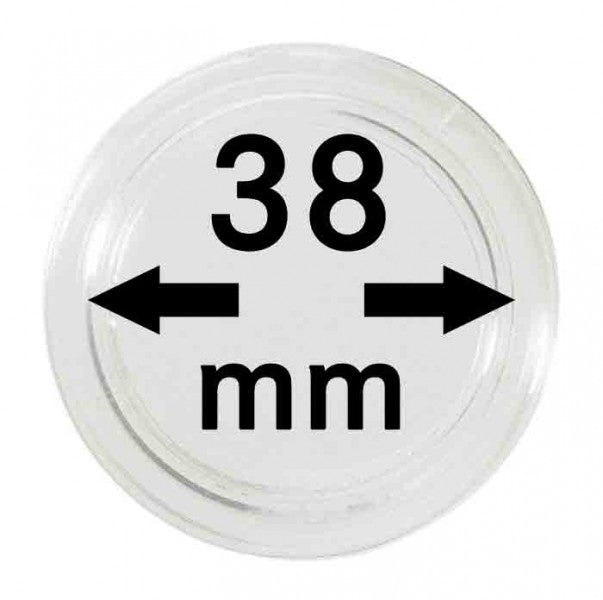 Capsules monnaies Ø intérieur 38 mm