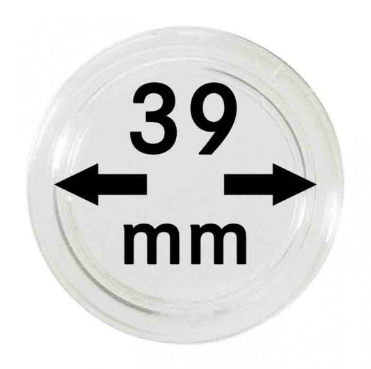 Capsules monnaies Ø intérieur 39 mm