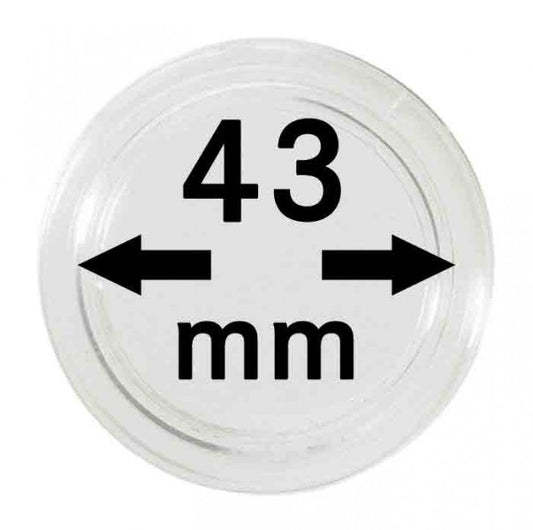 Capsules monnaies Ø intérieur 43 mm