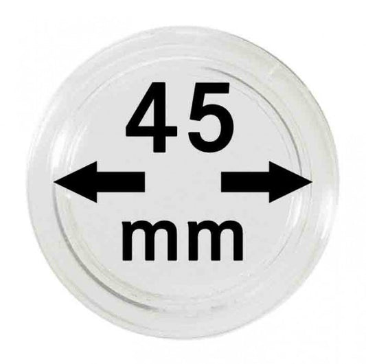 Capsules monnaies Ø intérieur 45 mm