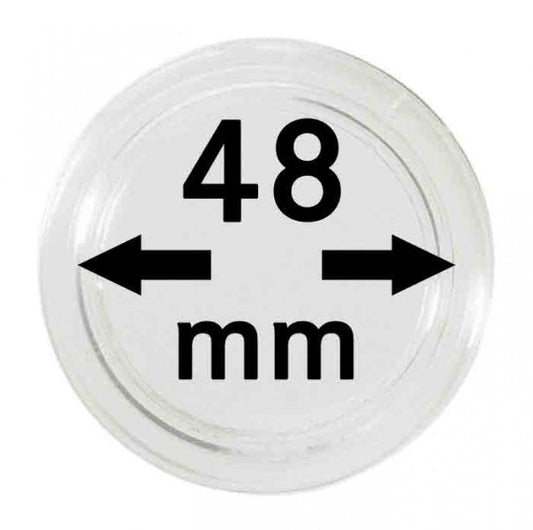 Capsules monnaies Ø intérieur 48 mm