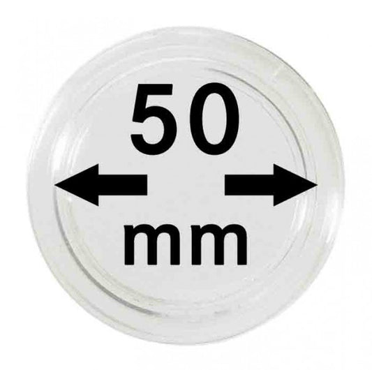Capsules monnaies Ø intérieur 50 mm