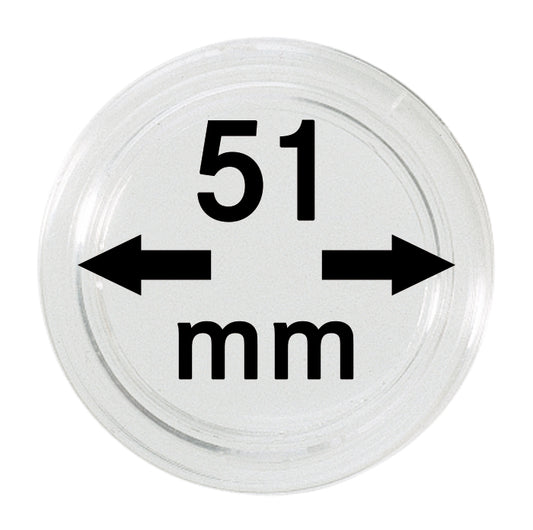Capsules monnaies Ø intérieur 51 mm