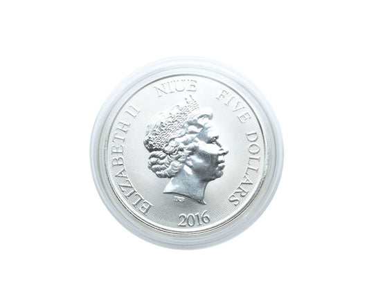 Capsules monnaies Ø intérieur 39 mm, hauteur intérieure 6 mm , par ex. pour 2 OZ. Grande Bretagne "Queen's Beast€œ (Argent)