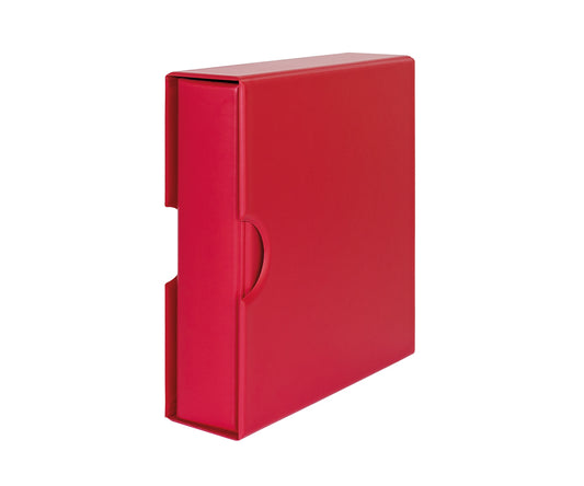 Ensemble: Reliure universelle PUBLICA M COLOR-Berry (rouge) avec boîtier de protection