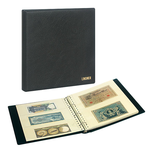 Set: Album billets de banque SRS avec 20 feuilles transparentes et boîtier de protection