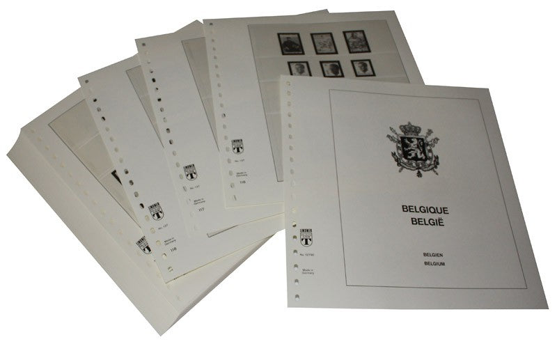 Belgique - Feuilles pré-imprimées Année 1990-1997