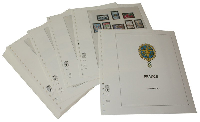 France - Feuilles pré-imprimées Année 1977-1983