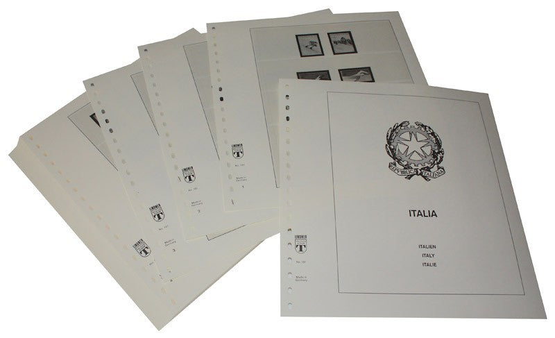 Italie - Feuilles pré-imprimées Année 1970-1980