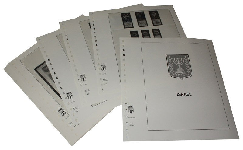 Israël avec tabs et blocs - Feuilles pré-imprimées Année 1960-1969