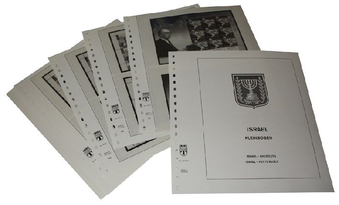 Israël Petits blocs - Feuilles pré-imprimées Année 2011-2014