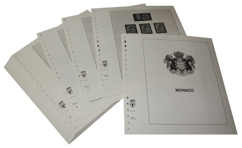 Monaco - Feuilles pré-imprimées Année 1972-1979