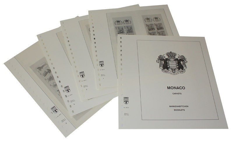 Monaco Carnets - Feuilles pré-imprimées Année 1989-2000