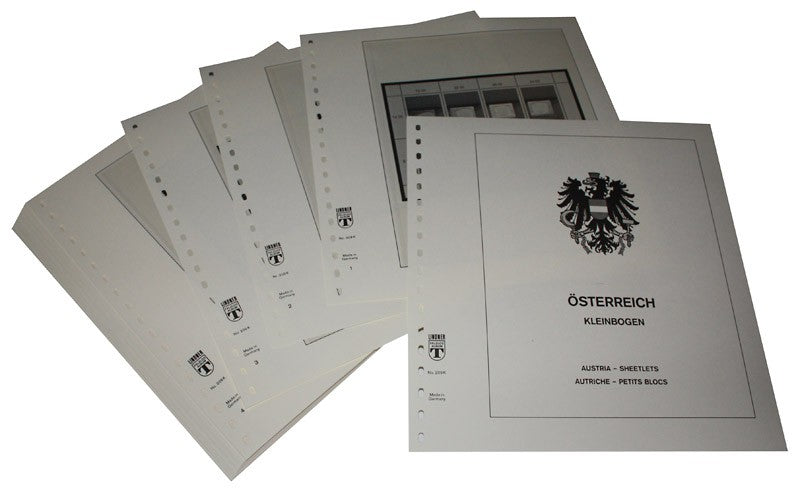 Autriche Petits blocs - Feuilles pré-imprimées Année 1988-2008