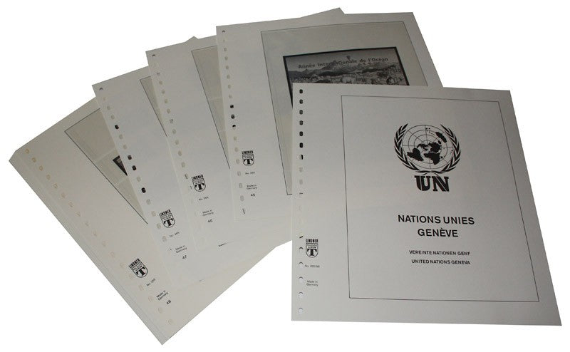 Nations unies GENàˆVE - Feuilles pré-imprimées Année 1998-2012