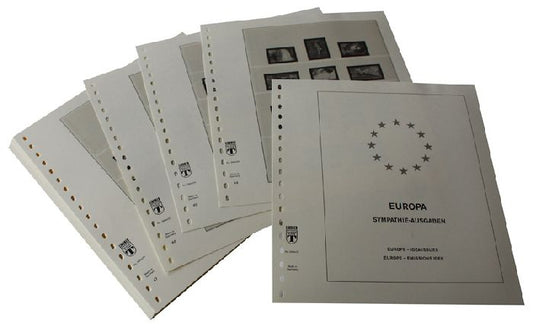 Europe - Zones spéciales CEPT - Emissions sympathiques, pays hors CEE - Feuilles pré-imprimées Année 2020-2024